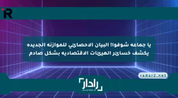 يا جماعة شوفوا! البيان الإحصائي للموازنة الجديدة يكشف خسائر الهيئات الاقتصادية بشكل صادم